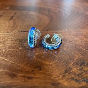Brighton Multi Blue Stone Earrings